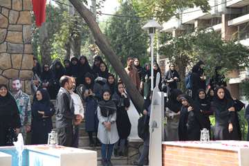 مراسم رونمایی از یادمان شهدای گمنام